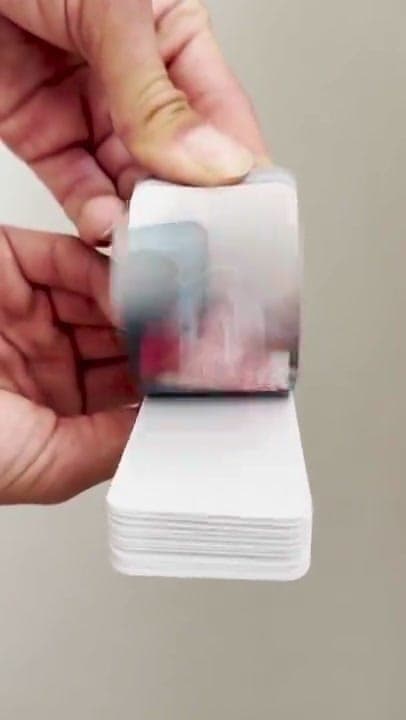 Flipbook baby keepsake