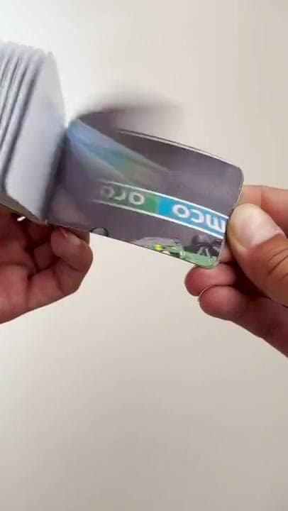 Flipbook gift for formula 1 fan